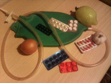 klystír a odčervovacie tablety